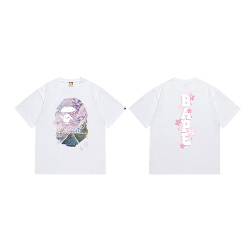 BAPE Ape Head Cherry Blossom Graphic T-Shirt ¡ª comparison