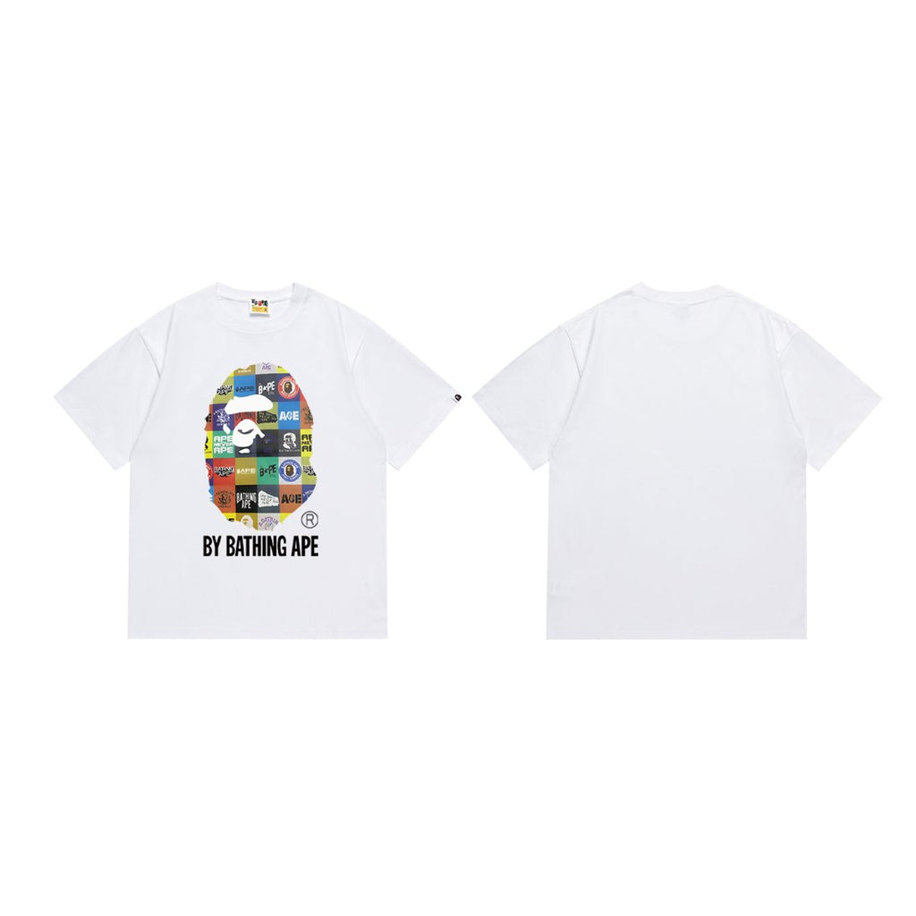 BAPE Multicolor Ape-Head Graphic T-Shirt ¡ª front