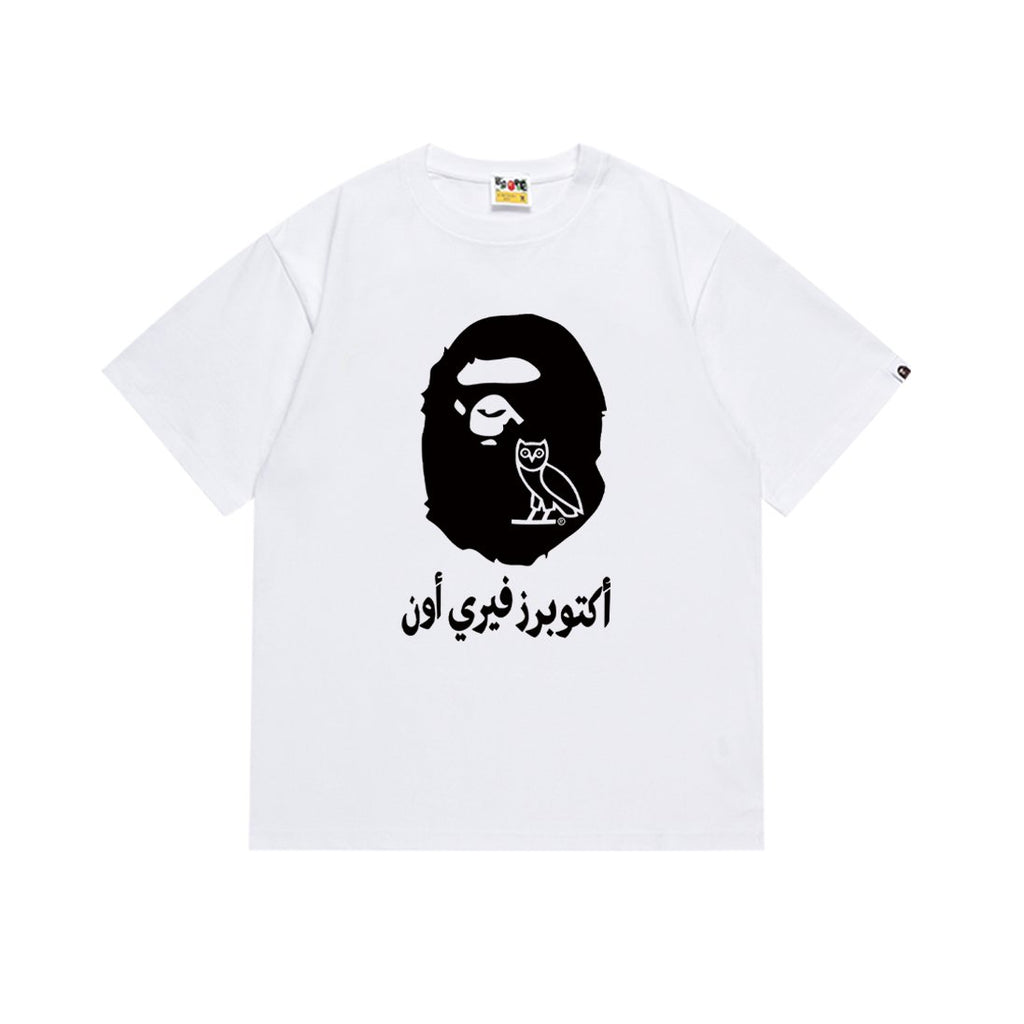 BAPE Ape Face Graphic Short-Sleeve T-Shirt ¡ª front