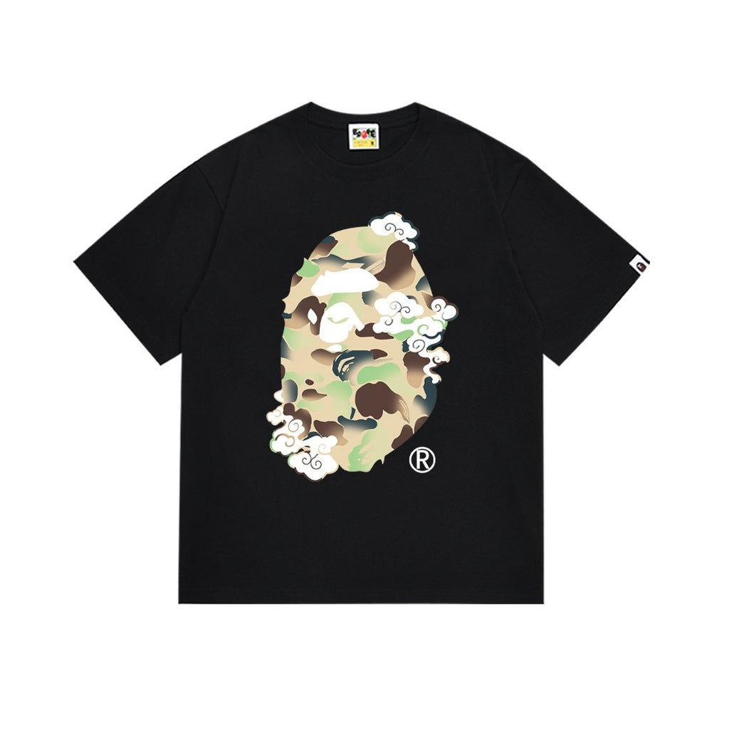 BAPE Camo Ape Head Short-Sleeve T-Shirt ¡ª front