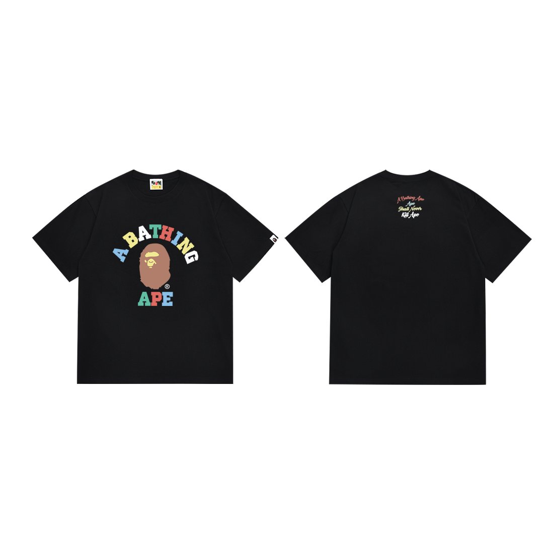 BAPE Ape Head Color Letter Graphic T-Shirt ¡ª hero