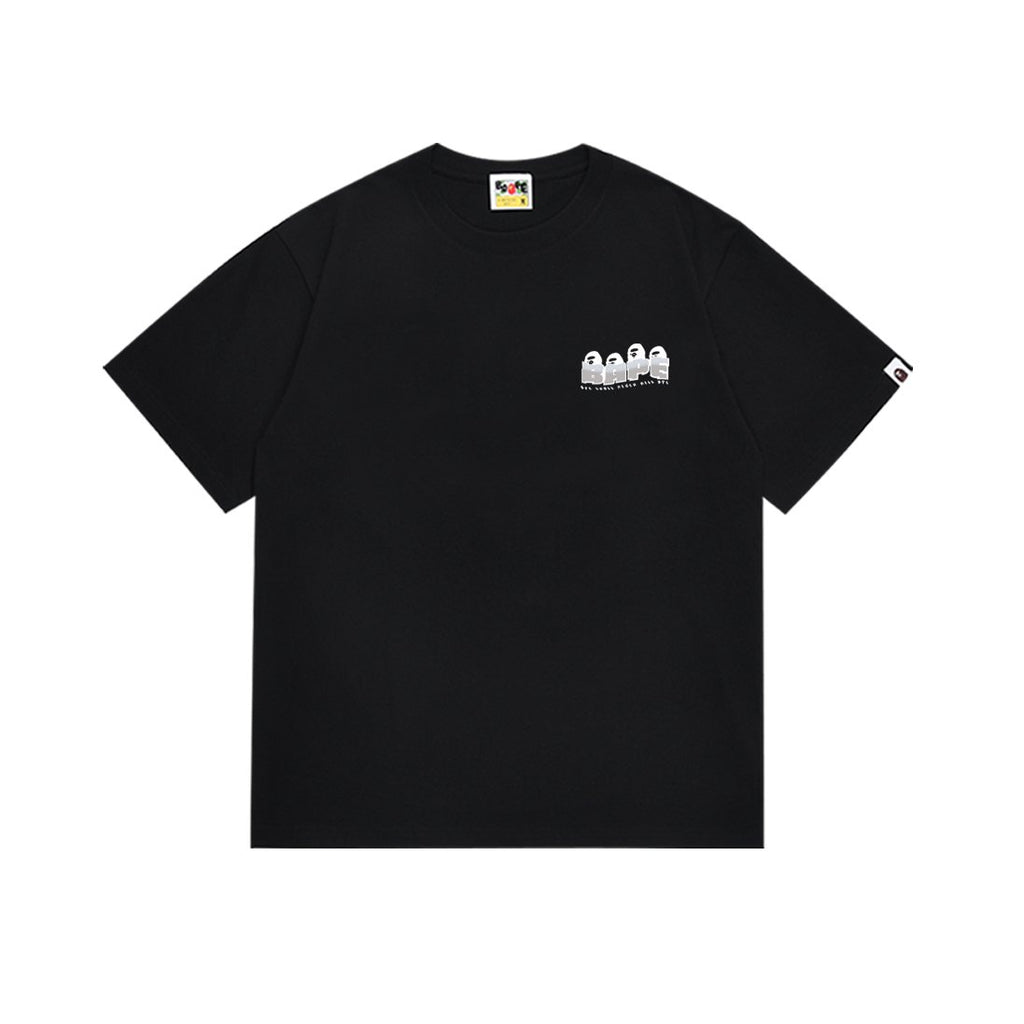 BAPE Ape Head Letter Graphic Short-Sleeve T-Shirt ¡ª front