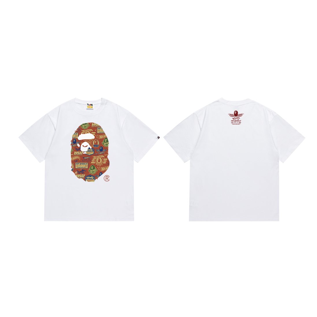 BAPE Multicolor Ape Head Graphic Short-Sleeve T-Shirt ¡ª front