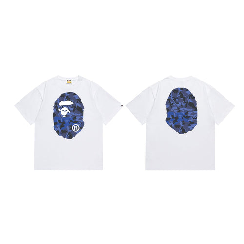 BAPE Blue Camo Ape Head Graphic T-Shirt ¡ª comparison