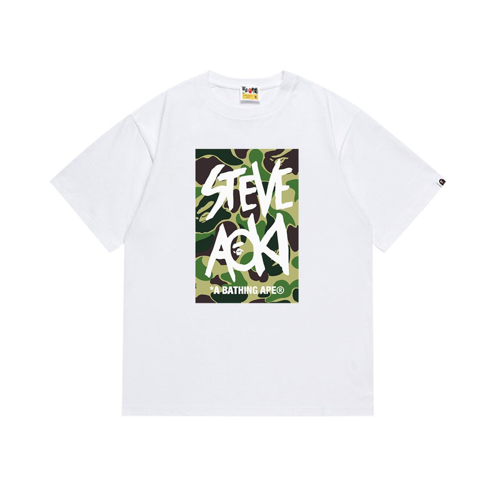 BAPE Steve Aoki Camo Graphic T-Shirt ¡ª front