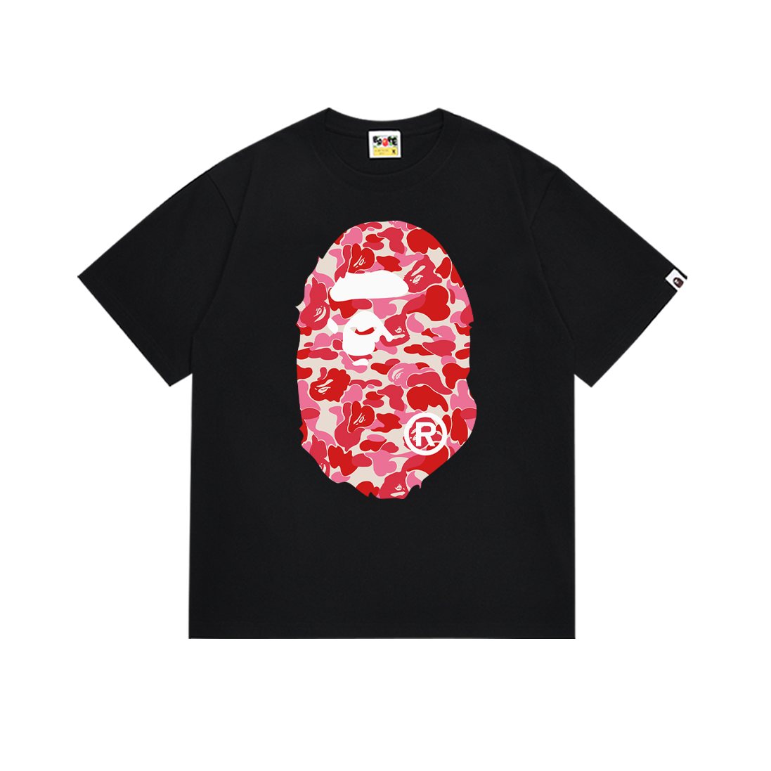 BAPE Camouflage Ape-Head Graphic Short-Sleeve T-Shirt ¡ª front