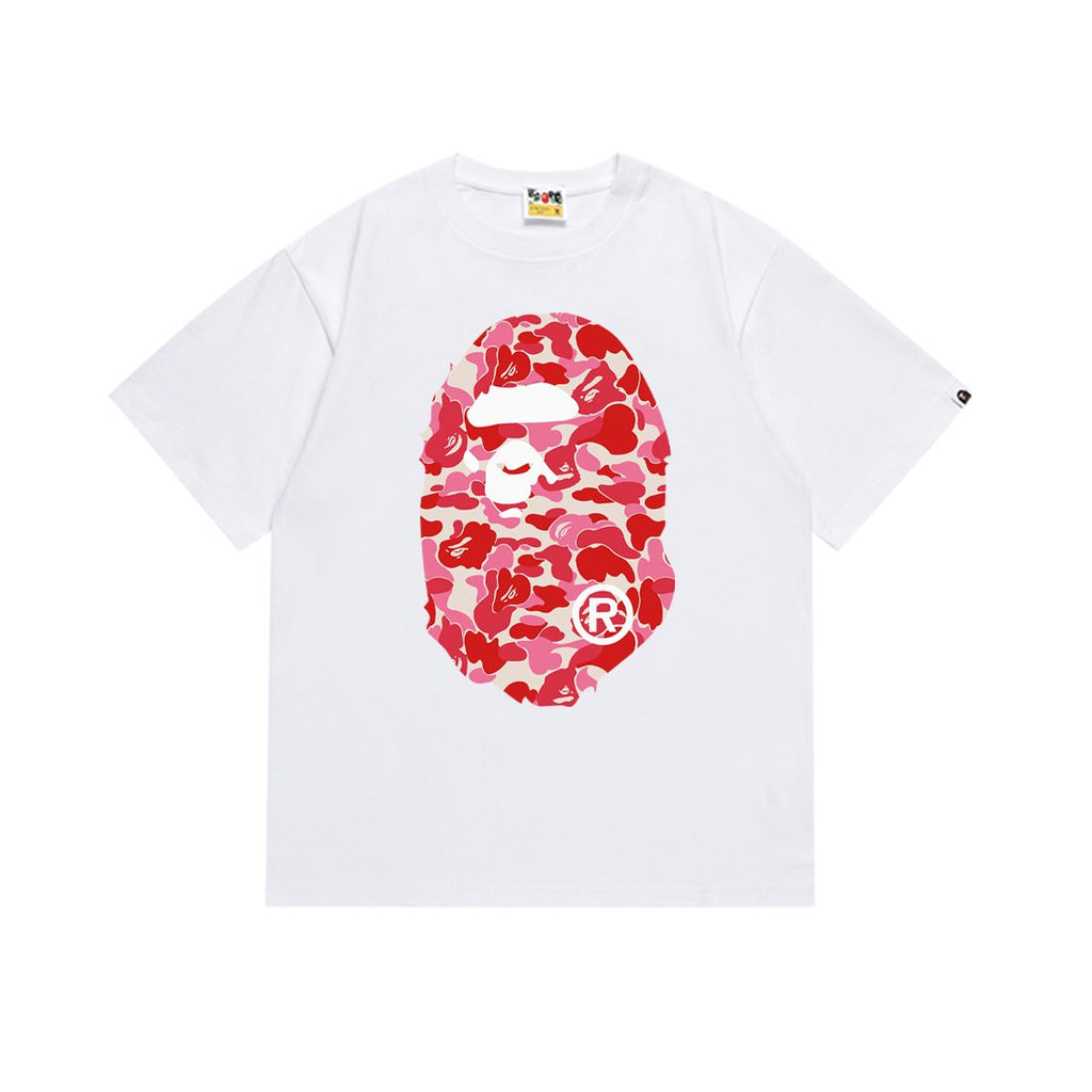 BAPE Camouflage Ape-Head Graphic Short-Sleeve T-Shirt ¡ª front