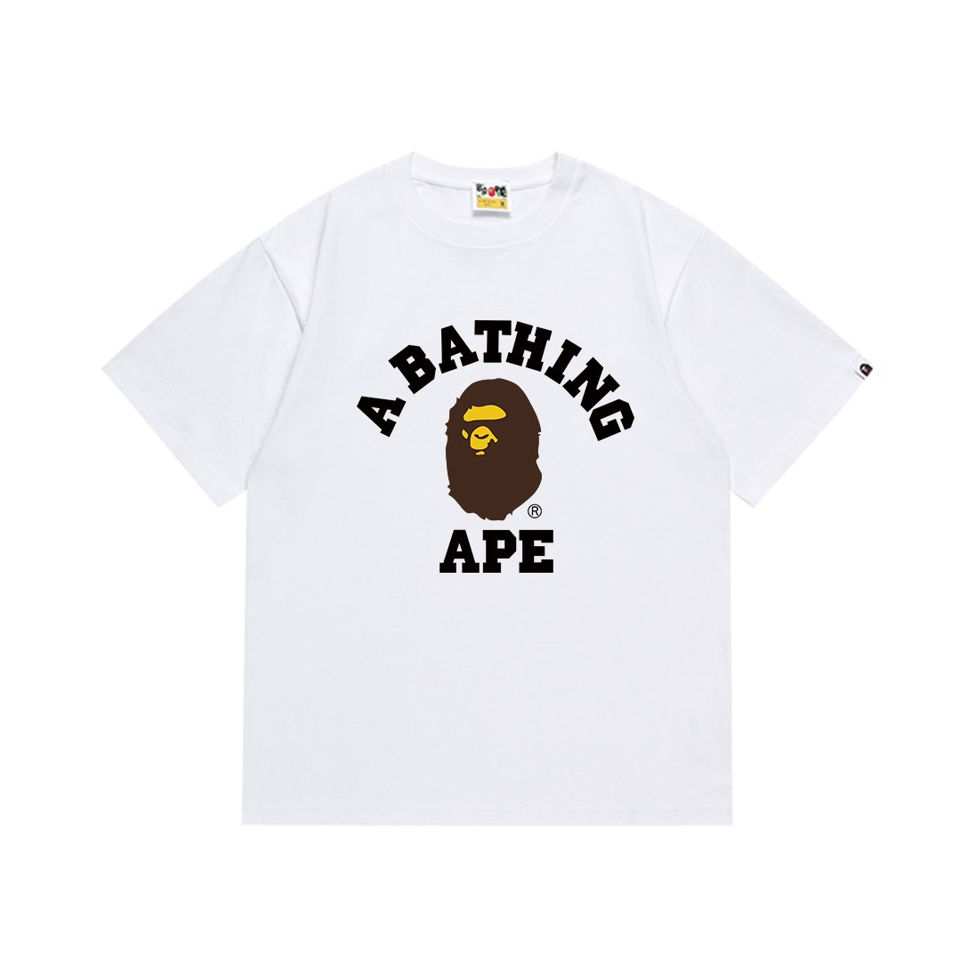 BAPE Ape Head Wordmark Graphic T-Shirt ¡ª front