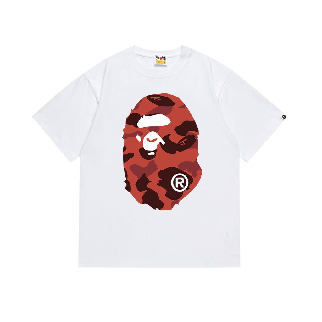 BAPE Ape Face Camo Graphic T-Shirt ¡ª front