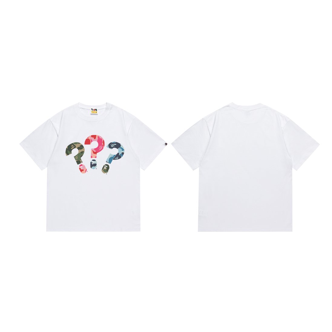 BAPE Question Mark Graphic Short-Sleeve T-Shirt ¡ª front