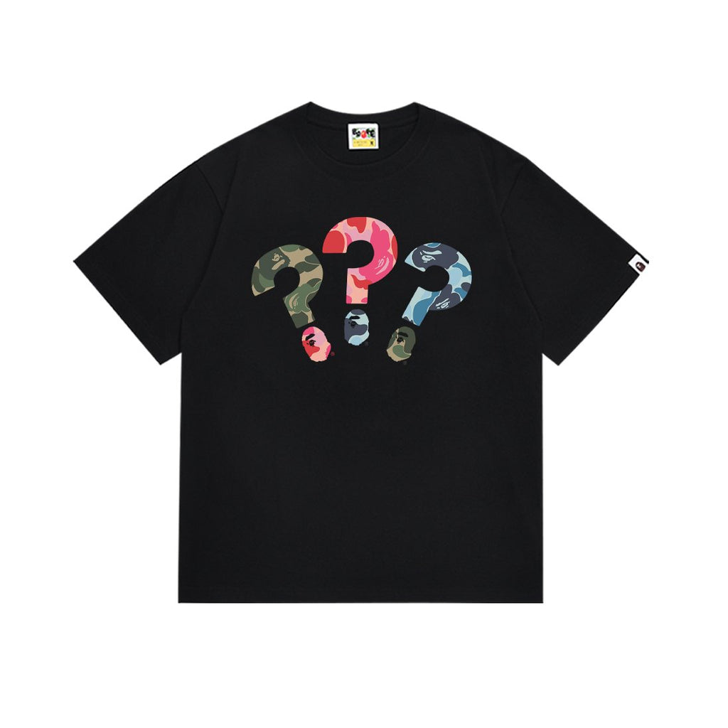BAPE Question Mark Graphic Short-Sleeve T-Shirt ¡ª front