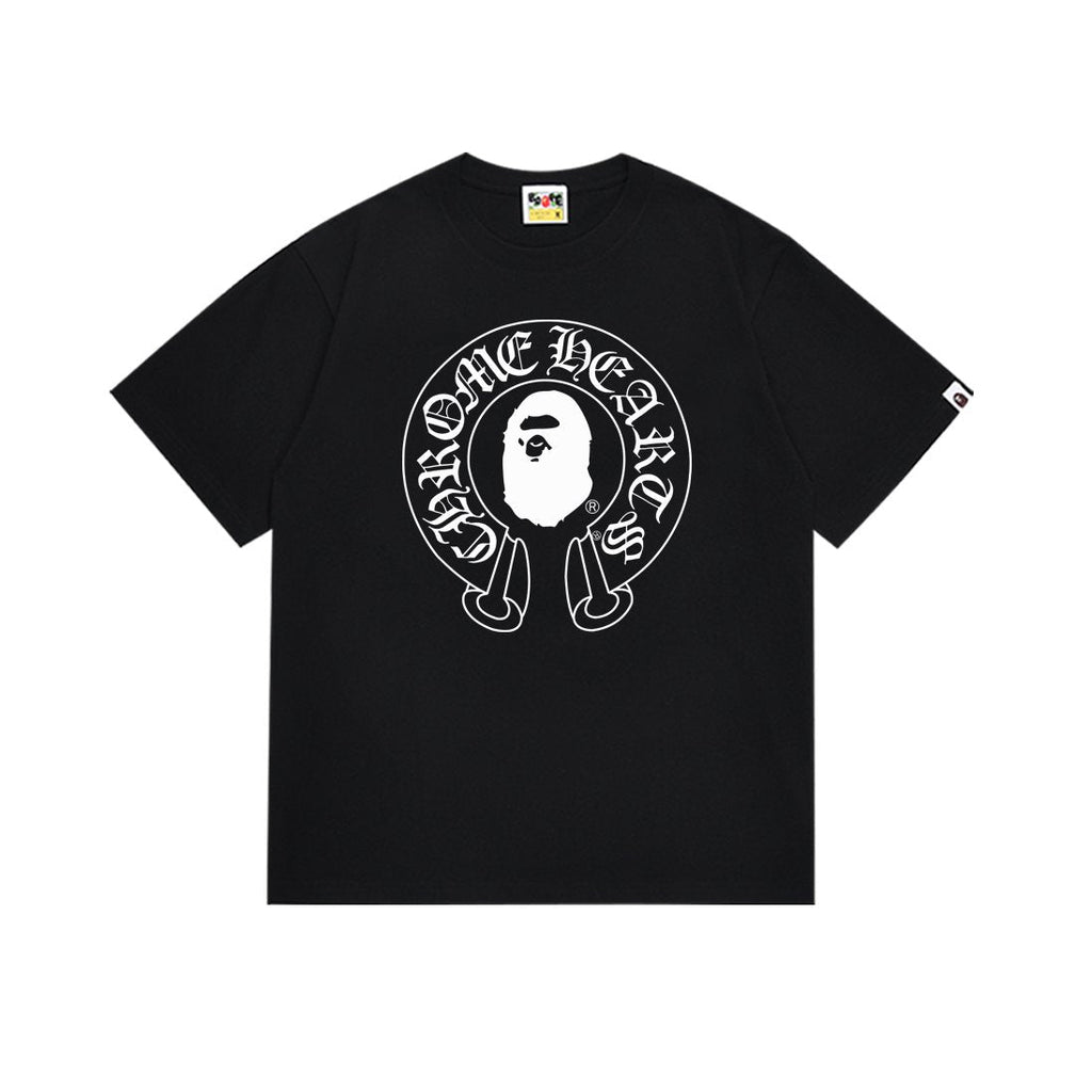 BAPE Ape & Flower Graphic Short-Sleeve T-Shirt ¡ª front