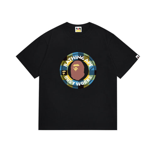 BAPE Busy Works Circle Graphic T-Shirt ¡ª front