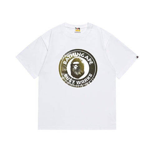 BAPE Busy Works Circle Graphic T-Shirt ¡ª front