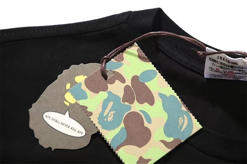 BAPE Ape Cloud Graphic Short-Sleeve T-Shirt ¡ª hang_tag
