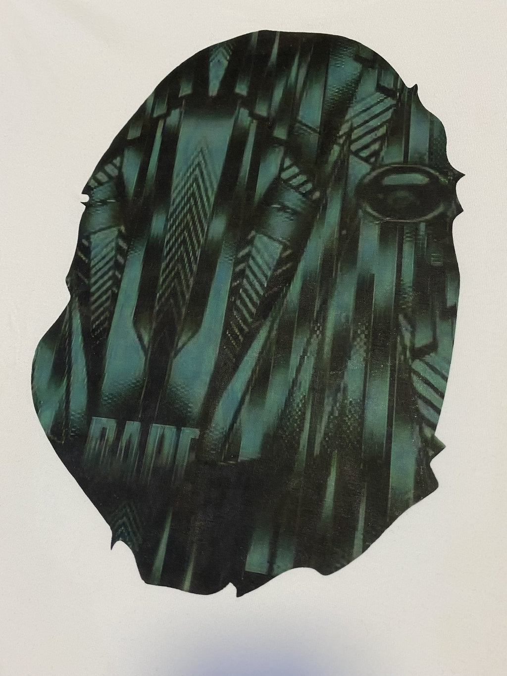 BAPE Ape Head Graphic Short-Sleeve T-Shirt ¡ª fabric_closeup