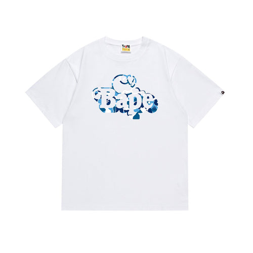 BAPE Blue Camo Graphic T-Shirt ¡ª front