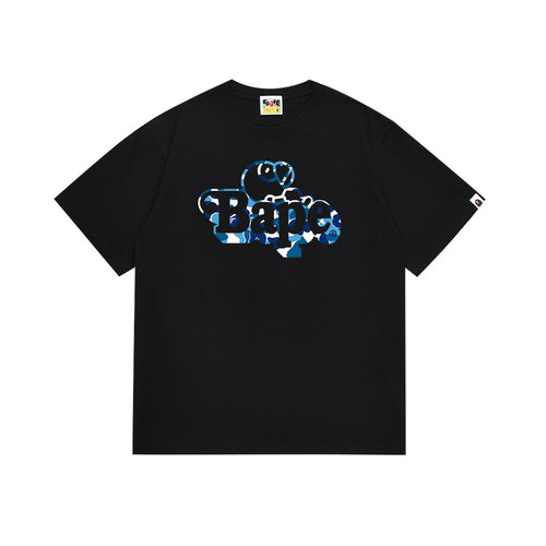 BAPE Blue Camo Graphic T-Shirt ¡ª front