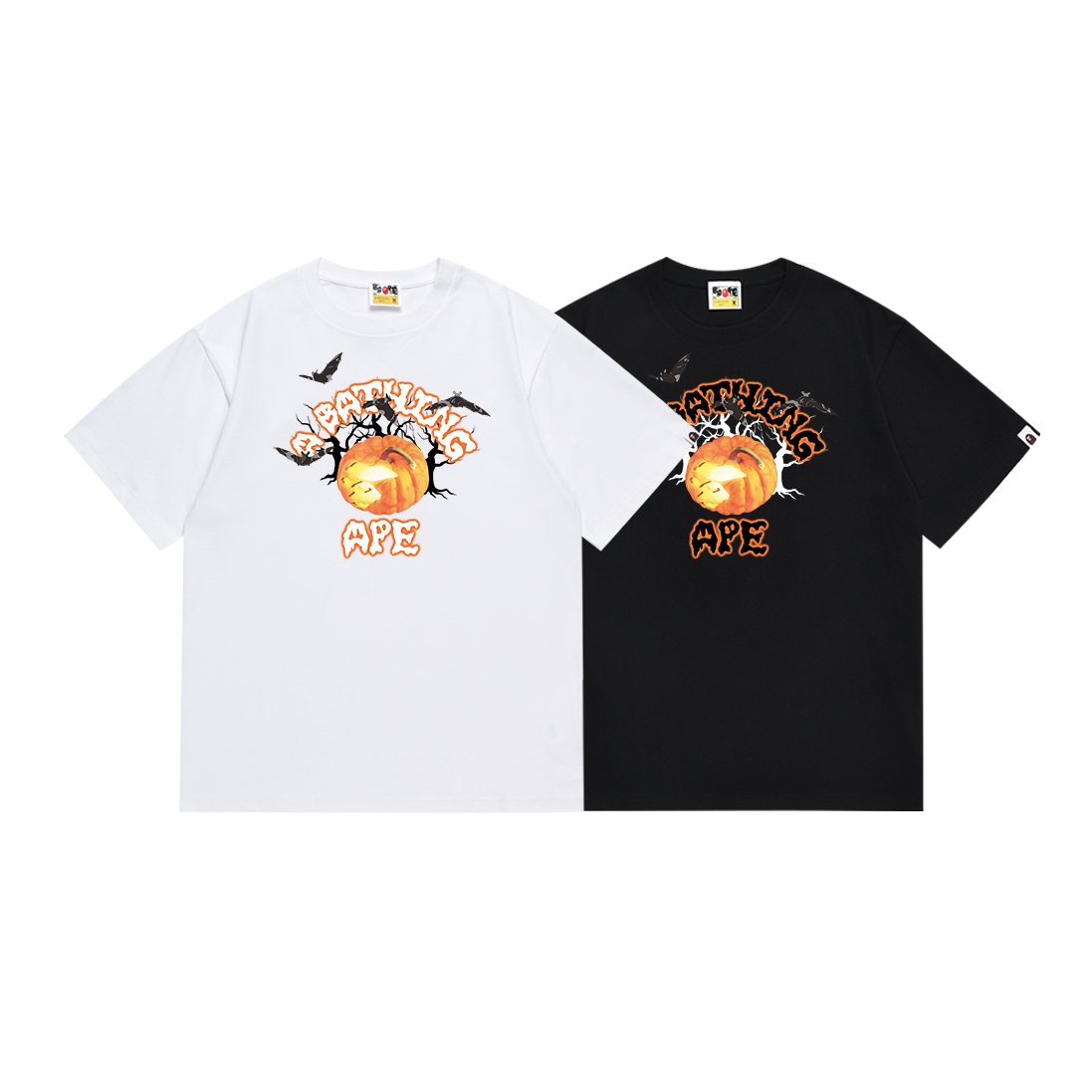 BAPE Halloween Pumpkin Bat Short-Sleeve T-Shirt ¡ª comparison