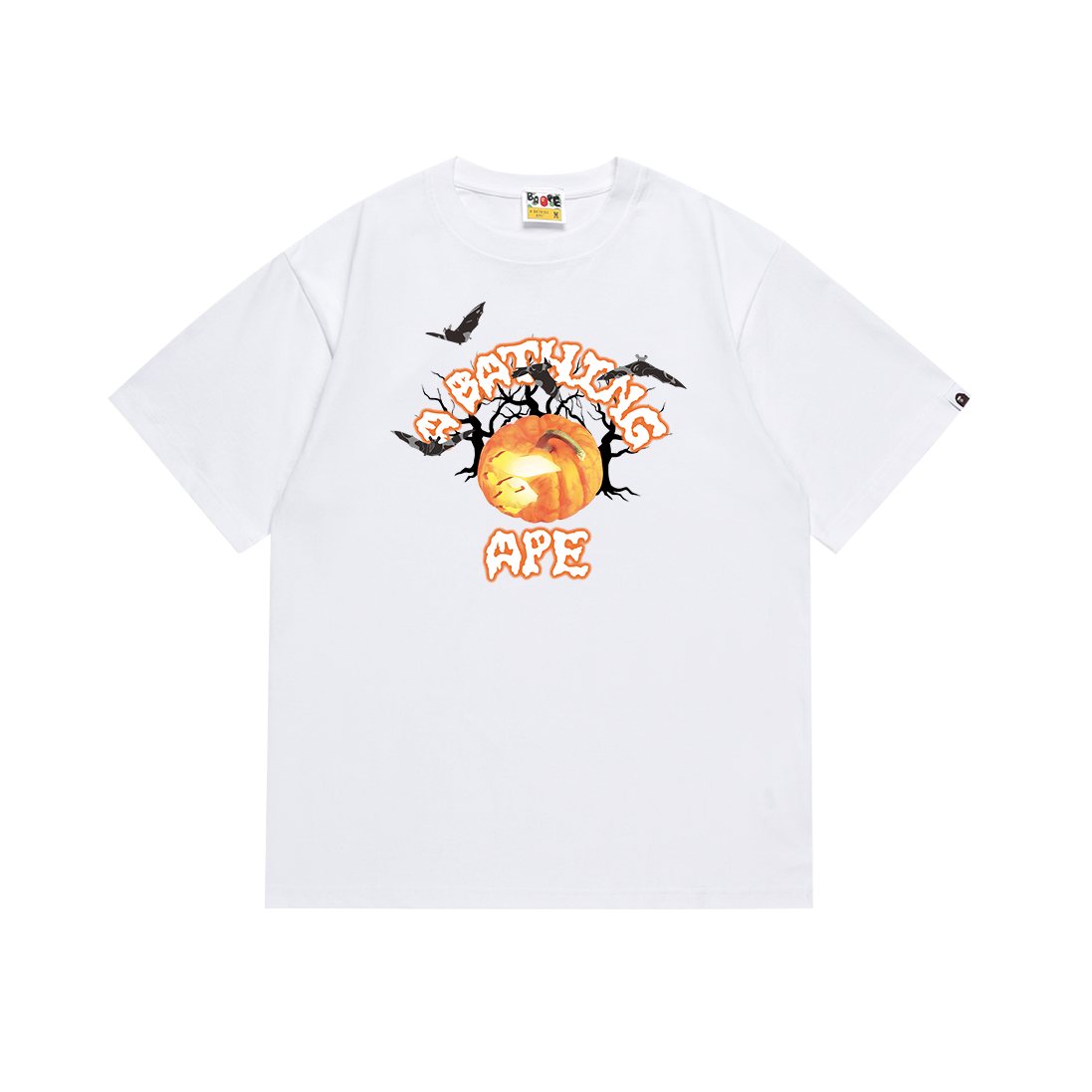 BAPE Halloween Pumpkin Bat Short-Sleeve T-Shirt ¡ª hero