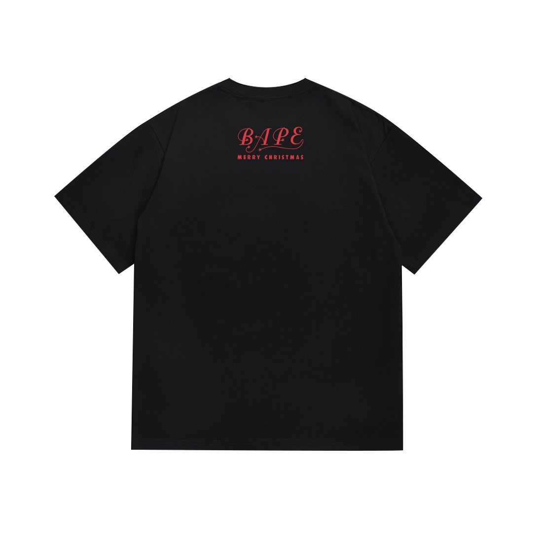 BAPE Merry Christmas Ape Head Graphic T-Shirt ¡ª back