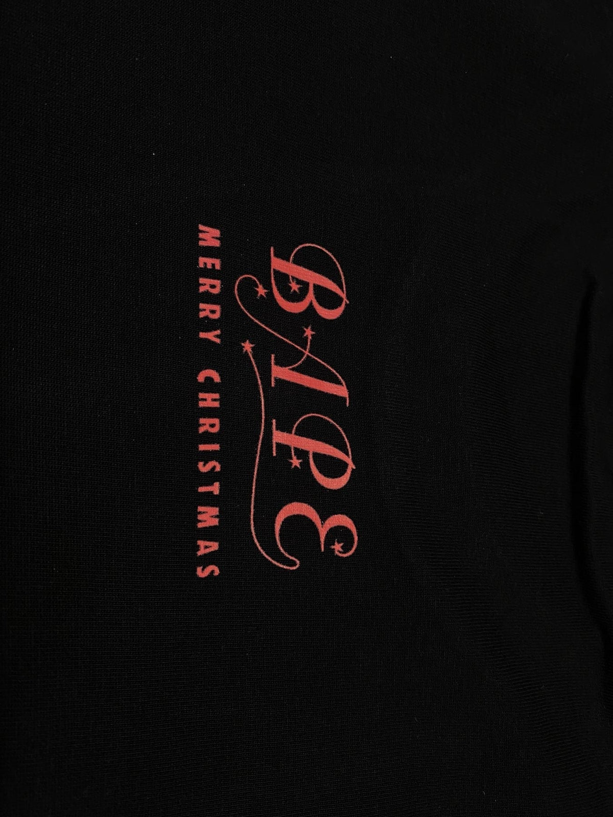 BAPE Merry Christmas Ape Head Graphic T-Shirt ¡ª detail
