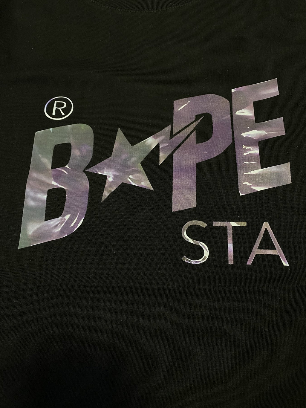 BAPE Star Lightning Graphic T-Shirt ¡ª detail