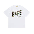 BAPE Green Camo Star Graphic T-Shirt ¡ª front