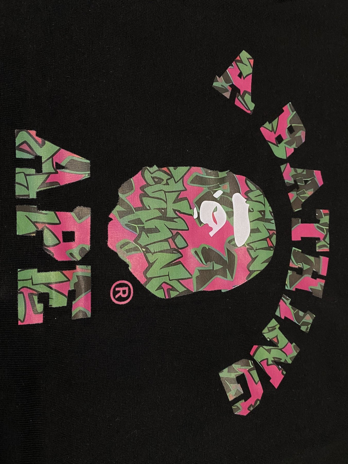 BAPE Front Graphic Short-Sleeve T-Shirt ¡ª detail