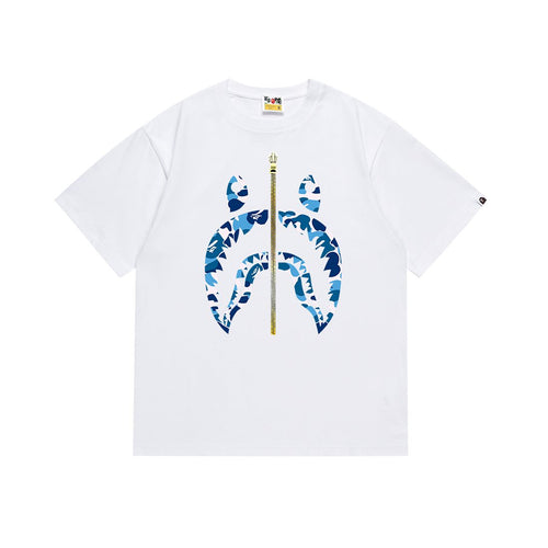 BAPE Blue Camo Head Graphic T-Shirt ¡ª hero