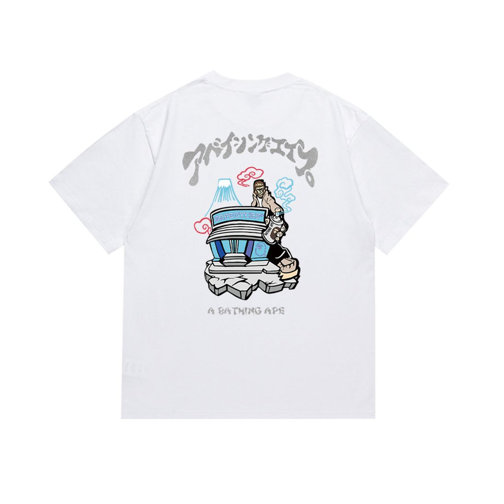 BAPE Chest and Back Graphic Short-Sleeve T-Shirt ¡ª back