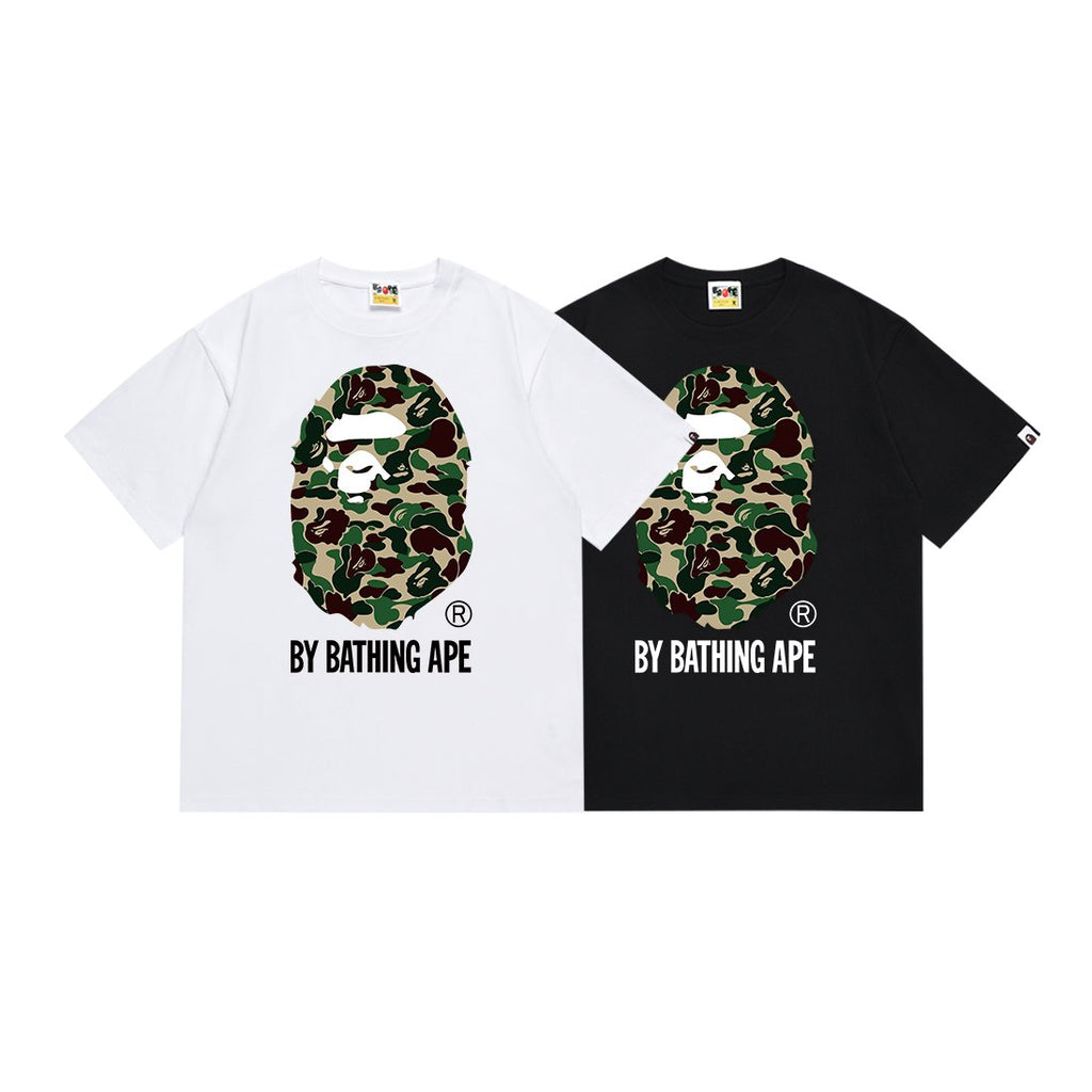 BAPE Green Camo Ape Head Graphic T-Shirt ¡ª comparison