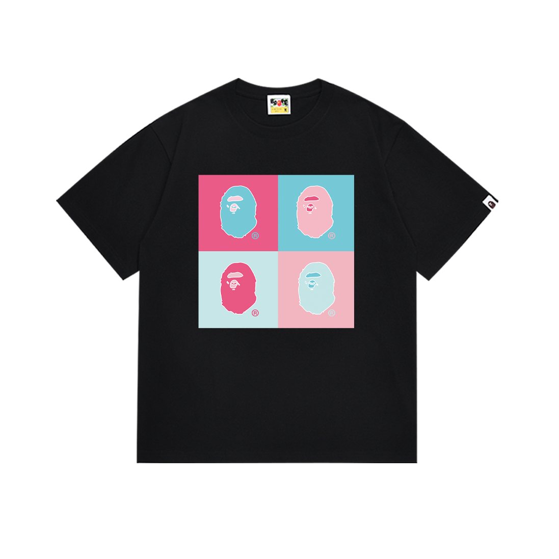 BAPE Four-Panel Graphic T-Shirt ¡ª front