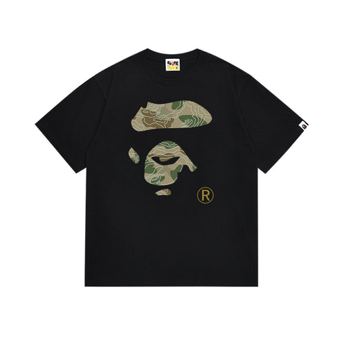 BAPE Camo Ape Face Graphic T-Shirt ¡ª front