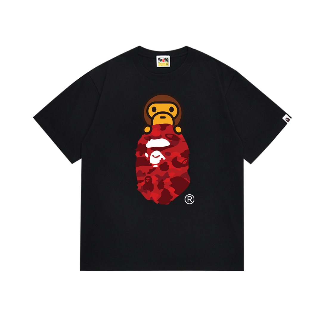 BAPE Camo Ape-Head Graphic T-Shirt ¡ª front