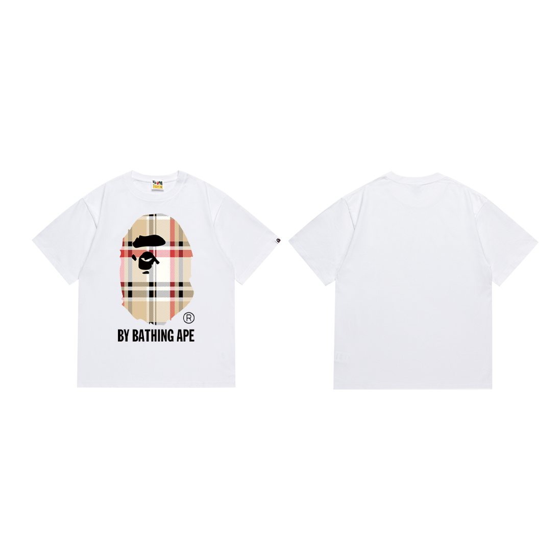 BAPE Check Ape-Face Graphic T-Shirt ¡ª hero