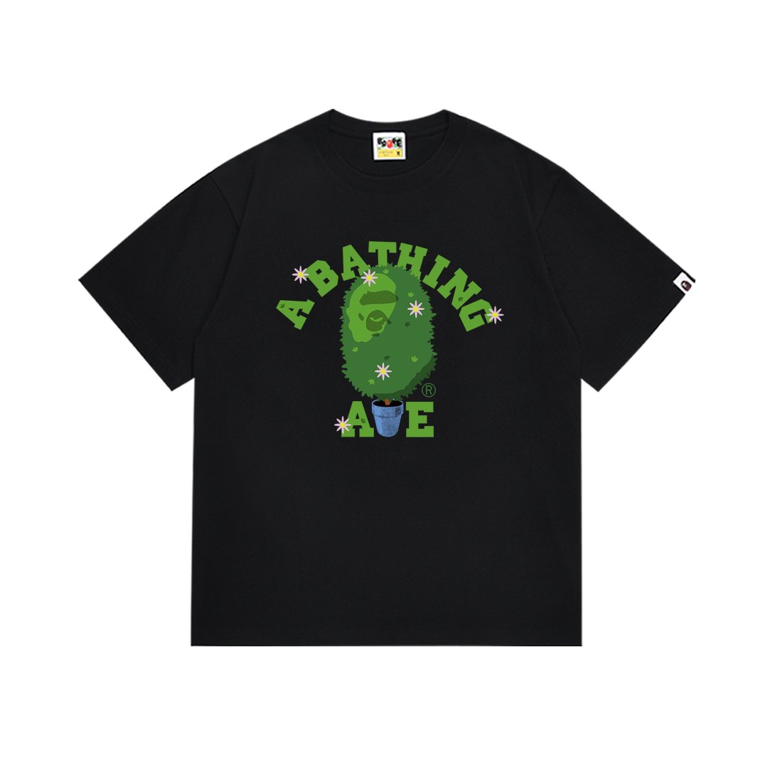 BAPE Green Camo Face Graphic T-Shirt ¡ª hero
