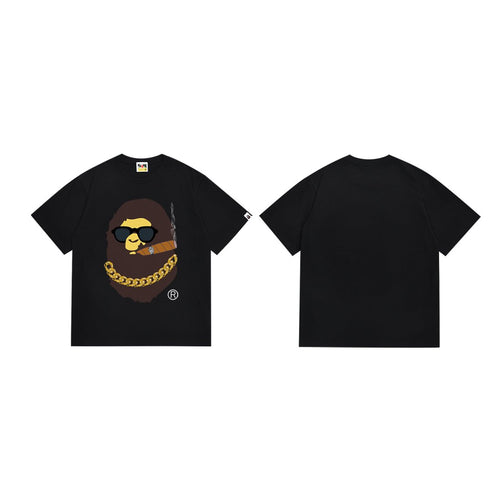 BAPE Ape Cigar Chain Graphic T-Shirt ¡ª front