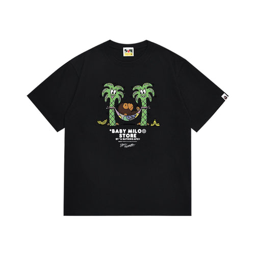 BAPE Baby Milo Palm Tree Graphic T-Shirt ¡ª front