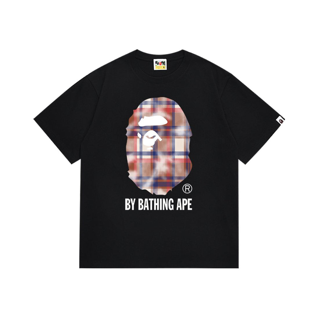 BAPE Plaid Graphic Short-Sleeve T-Shirt ¡ª hero