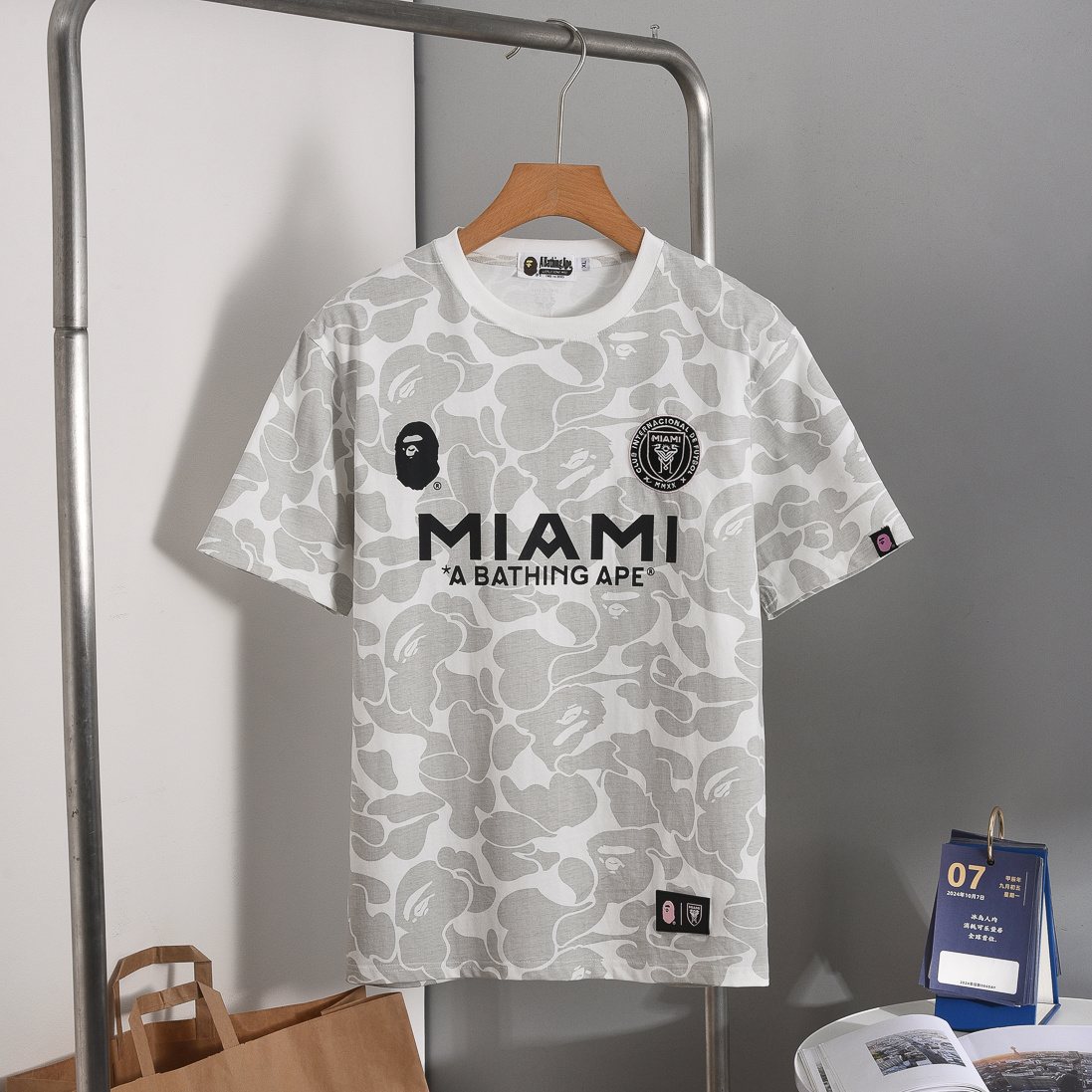 BAPE Miami 93 Camo Graphic T-Shirt ¡ª front