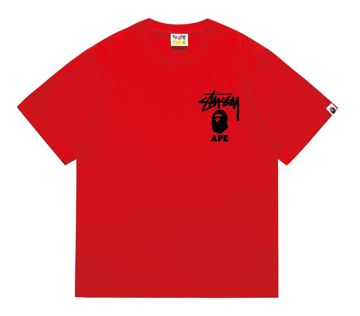 BAPE Stussy Graphic Short-Sleeve T-Shirt ¡ª front