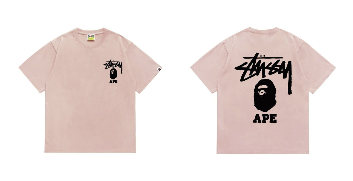 BAPE Stussy Graphic Short-Sleeve T-Shirt ¡ª comparison