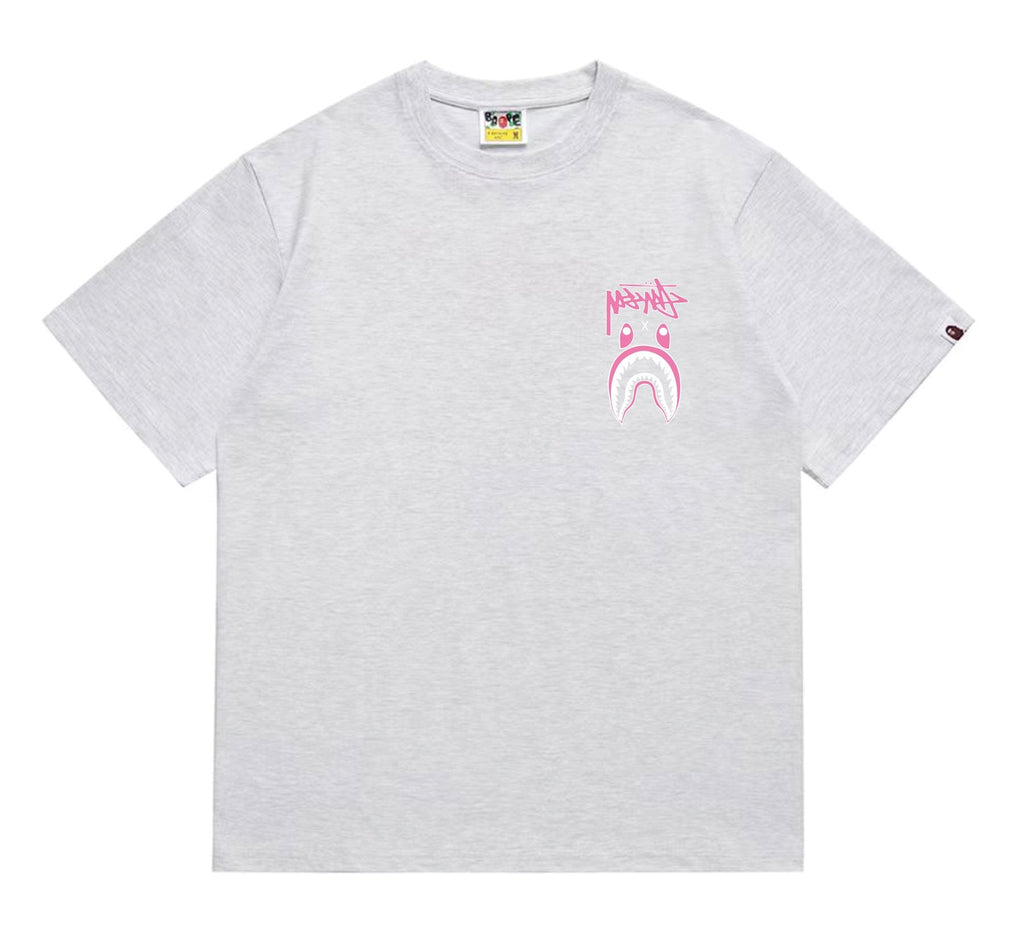BAPE Tonal Shark Wordmark Graphic T-Shirt ¡ª front