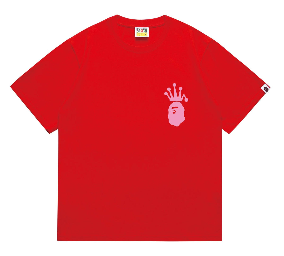 BAPE Crowned Ape Back Graphic Short-Sleeve T-Shirt ¡ª front