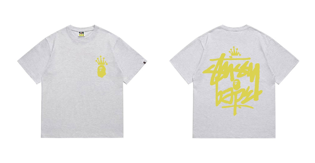 BAPE Crowned Ape Back Graphic Short-Sleeve T-Shirt ¡ª front