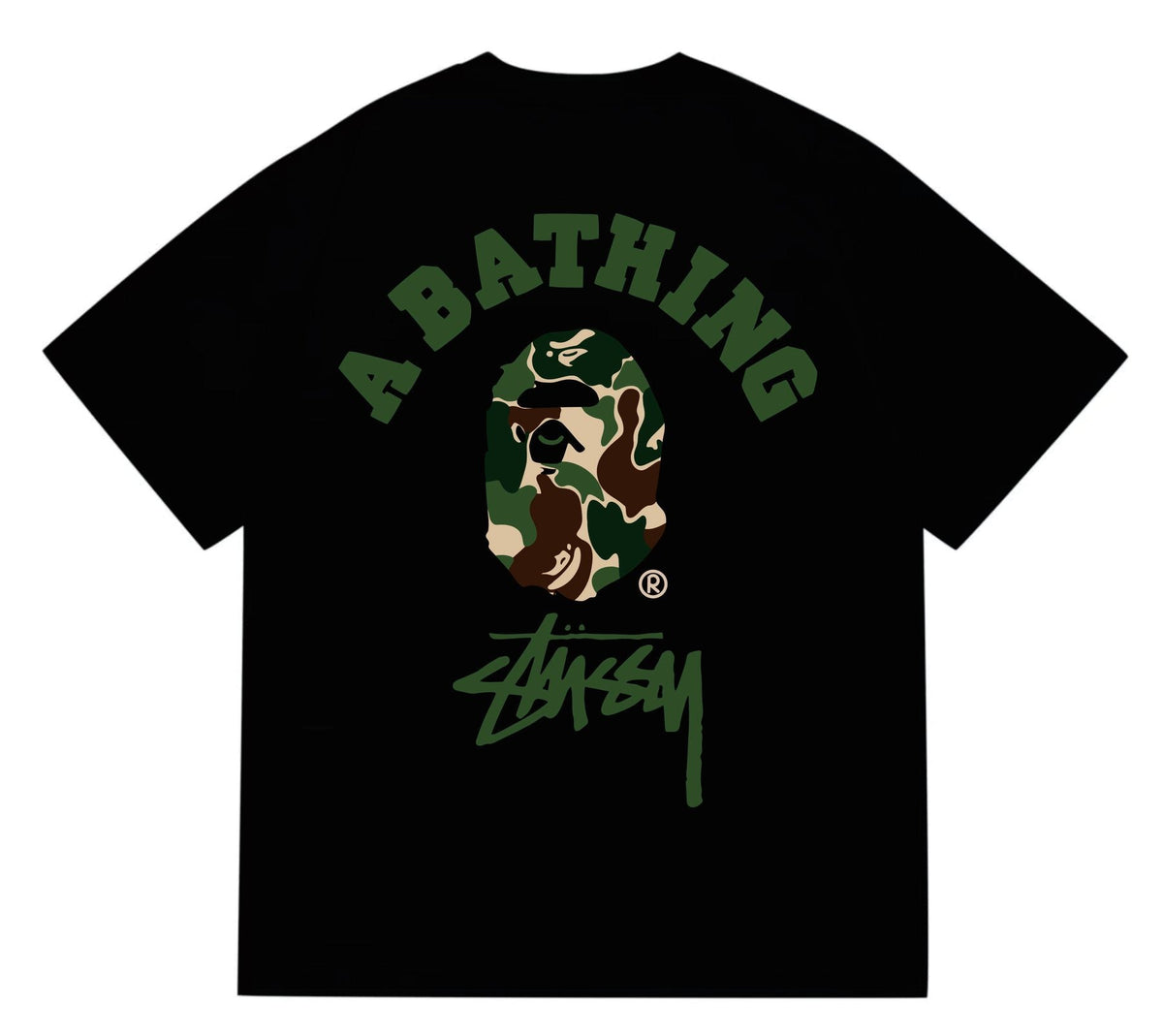 BAPE Back Graphic Short-Sleeve T-Shirt ¡ª back