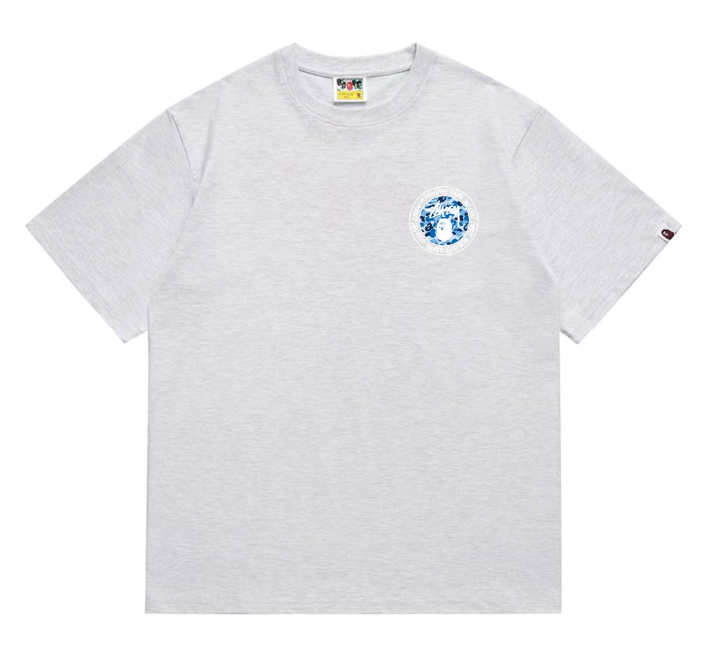 BAPE White-Ring Camo Back Graphic T-Shirt ¡ª front