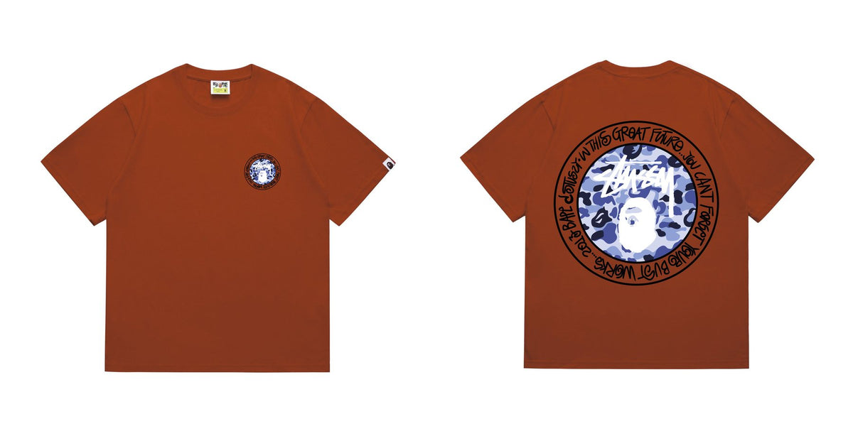 BAPE Circular Camo Back Graphic T-Shirt ¡ª comparison