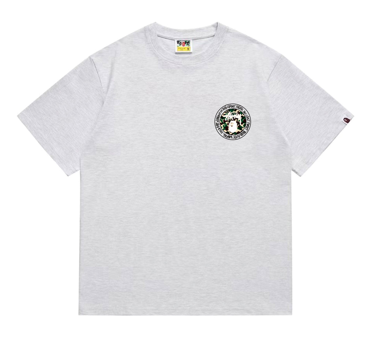 BAPE Circular Camo Graphic T-Shirt ¡ª front
